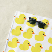 Serviette de plage personnalisée "de canard en (En situation)