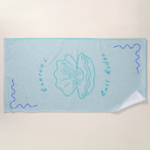 Serviette de plage personnalisée "Dernier Rodeo" (Devant)