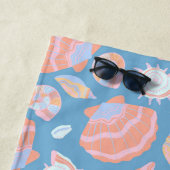 Serviette de plage personnalisée - Design d'été de (En situation)