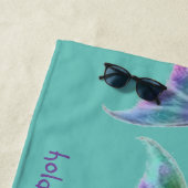 Serviette de plage personnalisée Mermaid Tails (En situation)