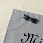 Serviette De Plage Personnalisée, Mimi aime ses grands (En situation)