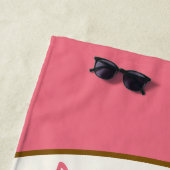 Serviette de plage personnalisée Orca (En situation)