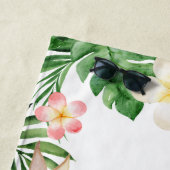 Serviette de plage personnalisée pour filles Jungl (En situation)