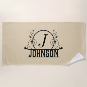 Serviette de plage personnalisée Serviette de bain