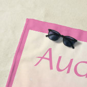 Serviette de plage personnalisée Unicorn (En situation)