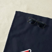 Serviette De Plage Personnaliser les amis Ne laissez pas les amis mei (En situation)