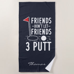 Serviette De Plage Personnaliser les amis Ne laissez pas les amis mei