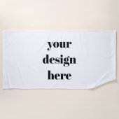 Serviette De Plage Personnaliser ou Customiser (Devant)