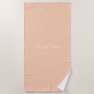 Serviette De Plage Personnaliser personnalisez le nom monogramme past