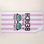 Serviette De Plage Personne N'Aime Une Plage Ombragée (Devant)