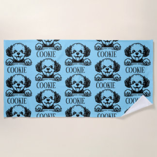 Serviette De Plage Pesonalized Dog