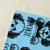 Serviette De Plage Pesonalized Dog (En situation)