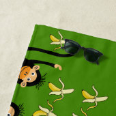 Serviette De Plage Petit Singe-Enfant mignon (En situation)