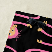 Serviette De Plage Petit Singe mignon (En situation)