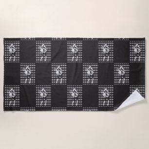 Serviette De Plage petite amie dansante