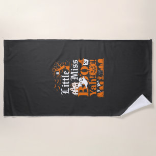 Serviette De Plage Petite Demoiselle Boo Yah Fantôme de Halloween Cit