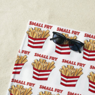 Serviette De Plage Petite Fry frites frites frites pommes de terre ch