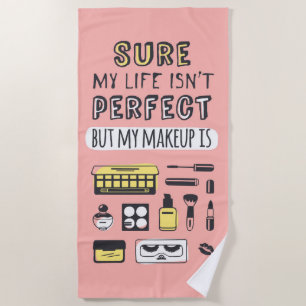 Serviette De Plage Peut Sure le maquillage n'est pas parfait