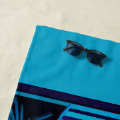 Serviette De Plage Pharaon Synthwave (En situation)