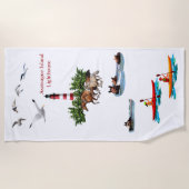 Serviette De Plage Phare d'Asateague (Devant)