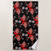 Serviette De Plage Pheasers Peacock Art (Devant)
