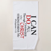 Serviette De Plage PHILIPPIENS 4:13 Citation (Devant)
