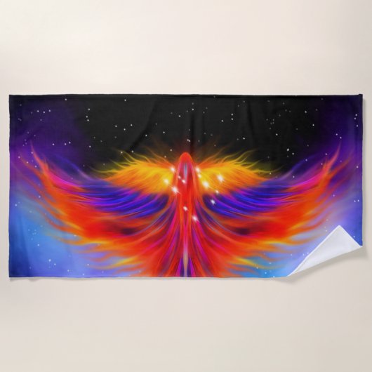 Serviette De Plage Phoenix Nebula (Devant)