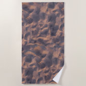 Serviette De Plage Photo de plage sablonneuse (Devant)