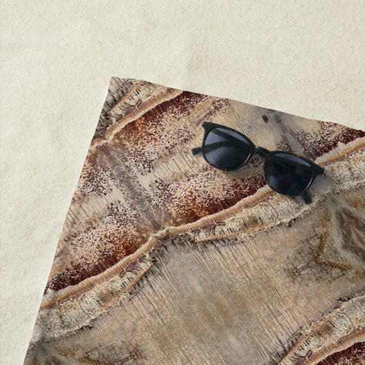 Serviette De Plage Photo d'image rapprochée de la texture du tronc de (En situation)