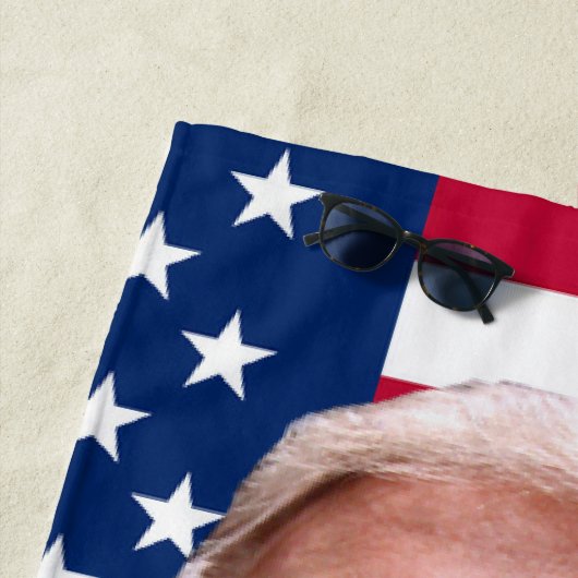 Serviette De Plage Photo Donald Trump - Président 2024 (En situation)
