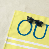 Serviette de plage photo personnalisée - cadeau pe (En situation)