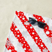 Serviette De Plage Photo personnalisée Noël Père Noël Pet HO HO HO HO (En situation)