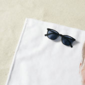 Serviette De Plage Photo personnalisée Père (En situation)