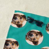 Serviette De Plage Photo personnalisée pour animaux (En situation)