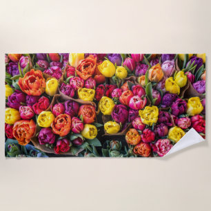Serviette de plage Photographie de fleurs Bouquet