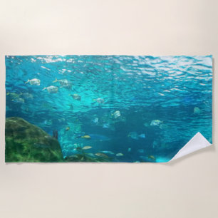 Serviette De Plage Photographie sous-marine d'océan