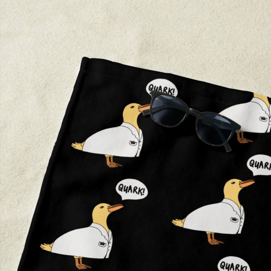 Serviette De Plage Physique Canard (En situation)
