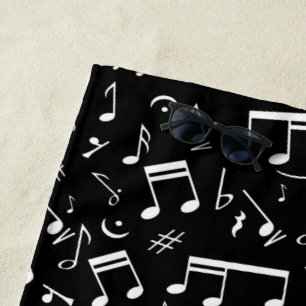 Serviette De Plage Piano-amant personnalisé art