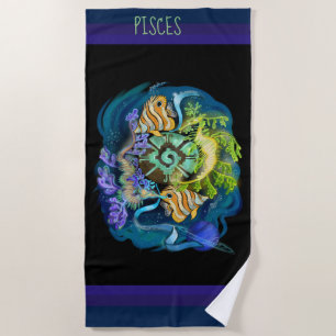 Serviette De Plage Pices Zodiac