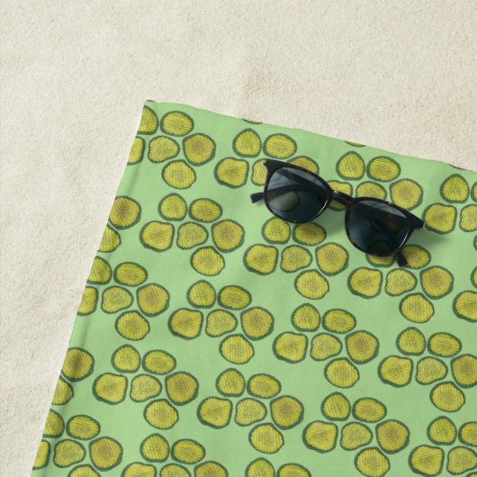 Serviette De Plage Picker Chips Crunchy Green Kosher Dill Alimentatio (En situation)