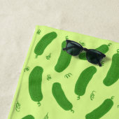Serviette De Plage Pickle & Fresh Collection (En situation)