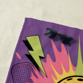 Serviette De Plage Pickleball Dink Riot drôle Urbain Splash (En situation)