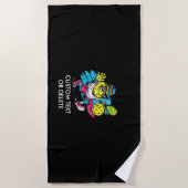 Serviette De Plage pickleball drôle (Devant)