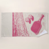 Serviette De Plage Pickleball ONIX Paddle Beach Towel Horizon View (Devant)