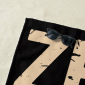 Serviette De Plage Pickleball Zen Paddle Maintenance Graphique (En situation)
