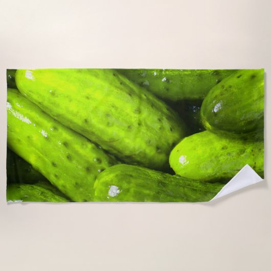 Serviette De Plage Pickles Love Green Pickles (Devant)