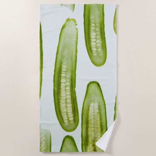 Serviette De Plage Picks Green (Devant)