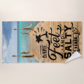 Serviette De Plage Pieds nus (Devant)