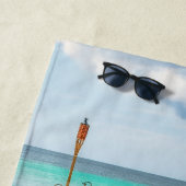 Serviette De Plage Pieds nus (En situation)