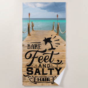 Serviette De Plage Pieds nus